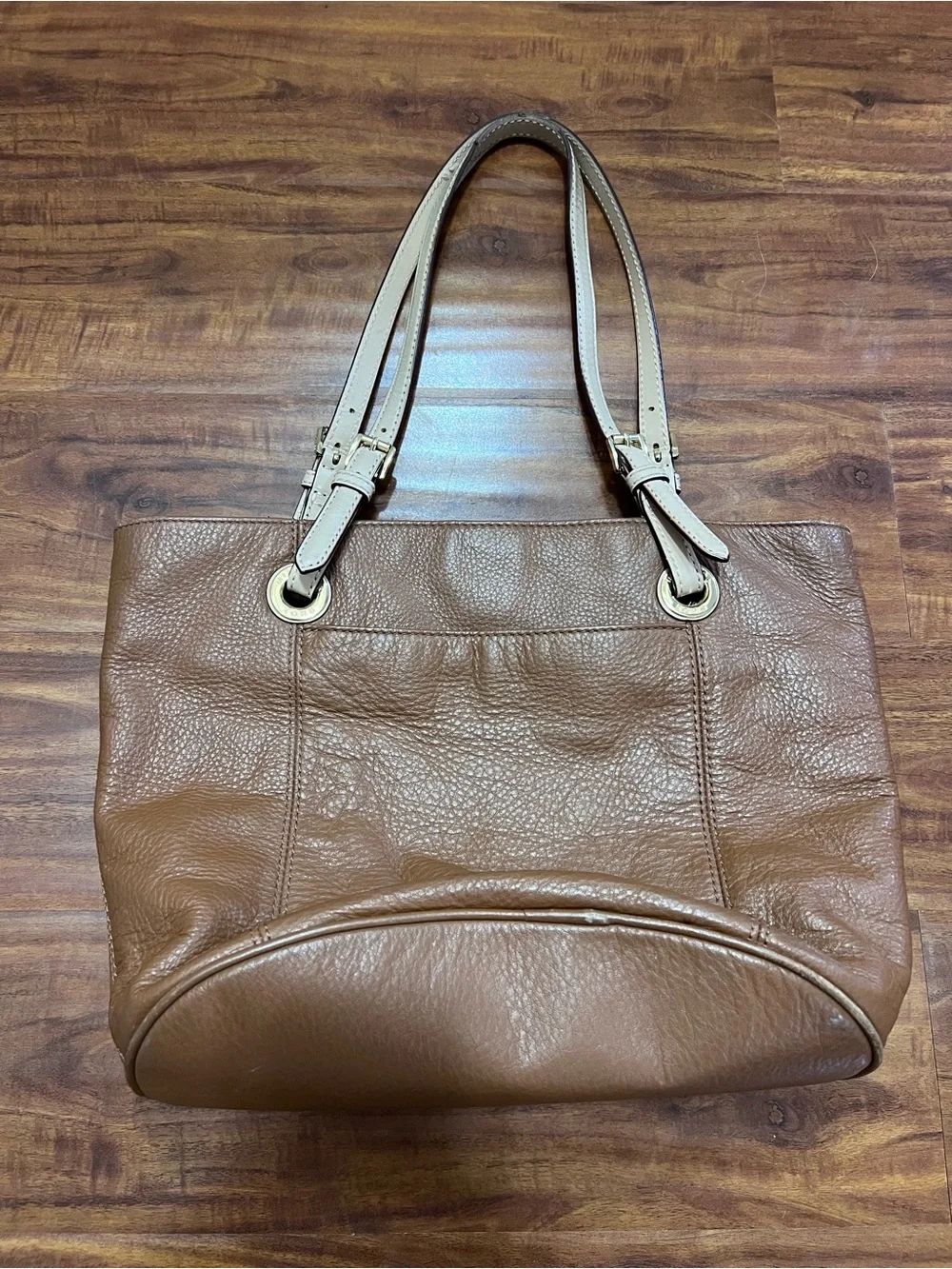 Michael Kors Bedford Acorn Pebble Leather Tote Bag